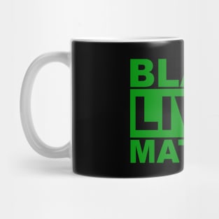 Black Lives Matter Logo (Green) Mug